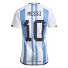 Officiële Voetbalshirt Argentinië Messi 10 Thuis WK 2022 - Heren